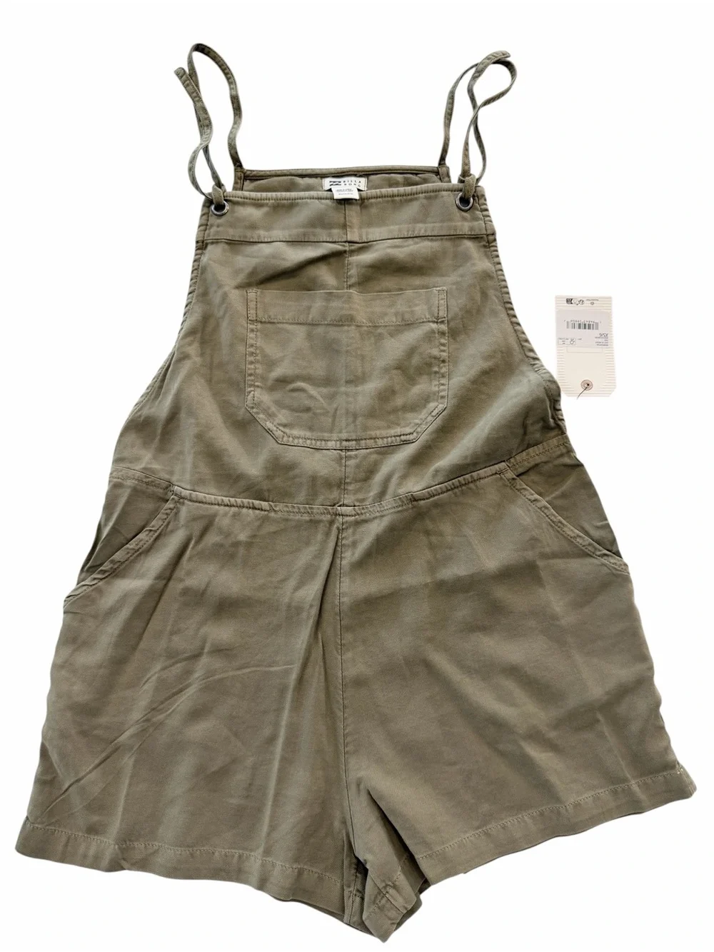 NWT Billabong Out N About Sage Overall Romper XS 6